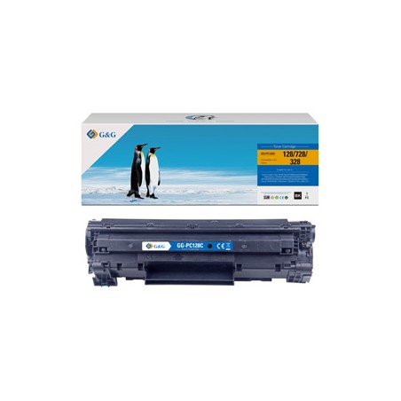 G&G kompatybilny toner z Canon CRG728, CRG128, CRG328, NT-PC128C, black, 2100s