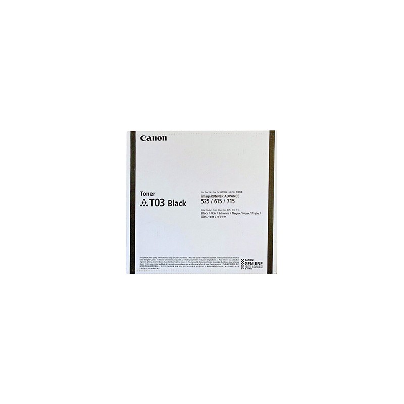 Canon oryginalny toner T03 BK, 2725C001, black, 51500s