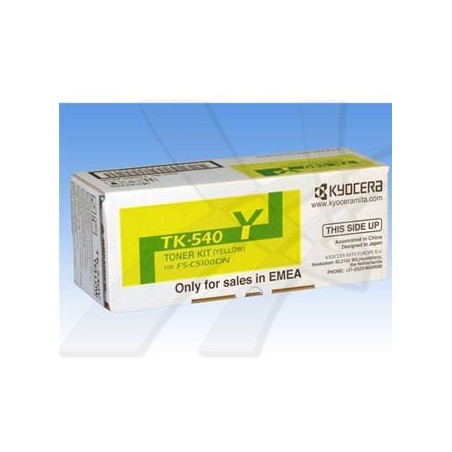Kyocera oryginalny toner TK540Y, 0T2HLAEU, yellow, 4000s