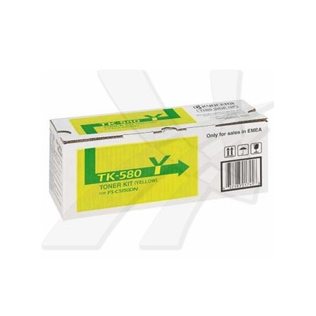 Kyocera oryginalny toner TK580Y, 1T02KTANL0, yellow, 2800s