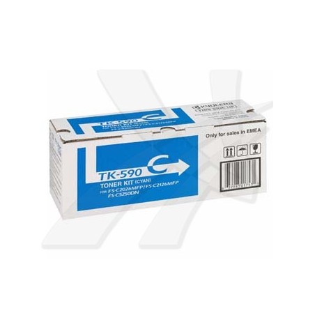 Kyocera oryginalny toner TK590C, 1T02KVCNL0, cyan, 5000s