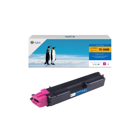 G&G kompatybilny toner z Kyocera TK590M, NT-CKTK590M, magenta, 5000s