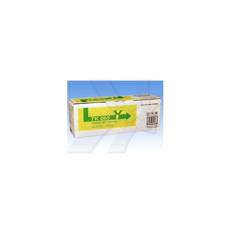 Kyocera oryginalny toner TK865Y, 1T02JZAEU0, yellow, 12000s