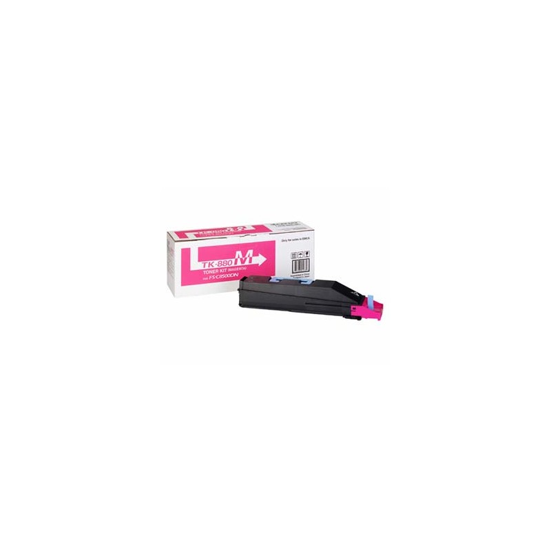 Kyocera oryginalny toner TK880M, 1T02KABNL0, magenta, 18000s