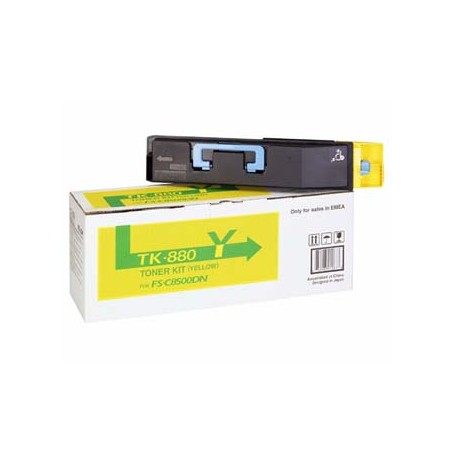 Kyocera oryginalny toner TK880Y, 1T02KAANL0, yellow, 18000s