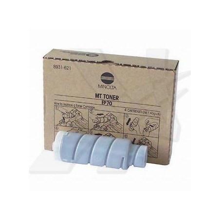 Konica Minolta oryginalny toner 8931622, 8931621, black, 4000s, w wersji Develop D700, 4x40g