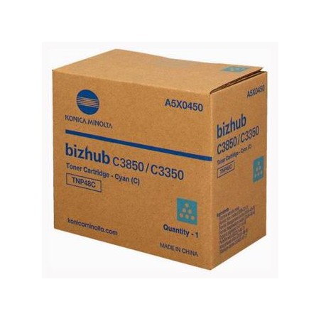 Konica Minolta oryginalny toner A5X0450, TNP48C, cyan, 10000s
