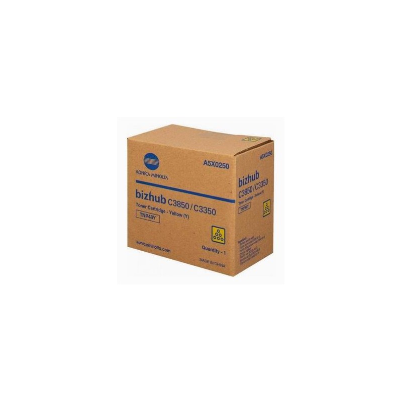 Konica Minolta oryginalny toner A5X0250, TNP48Y, yellow, 10000s
