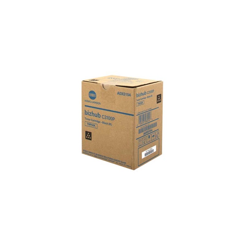 Konica Minolta oryginalny toner A0X5154, TNP-50K, black, 5000/4700s