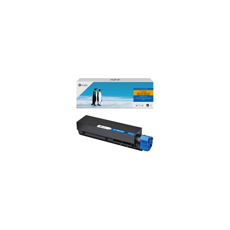 G&G kompatybilny toner z OKI 45807106, NT-FOB432XC, black, 7000s