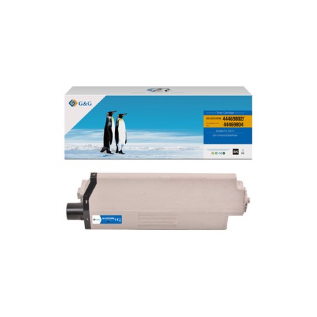 G&G kompatybilny toner z OKI 44469804, NT-COC510FBK, black, 5000s