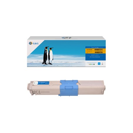G&G kompatybilny toner z OKI 44469724, NT-COC510FC, cyan, 5000s