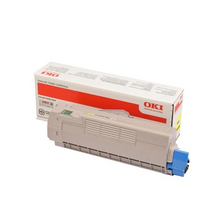 OKI oryginalny toner 46507505, yellow, 6000s