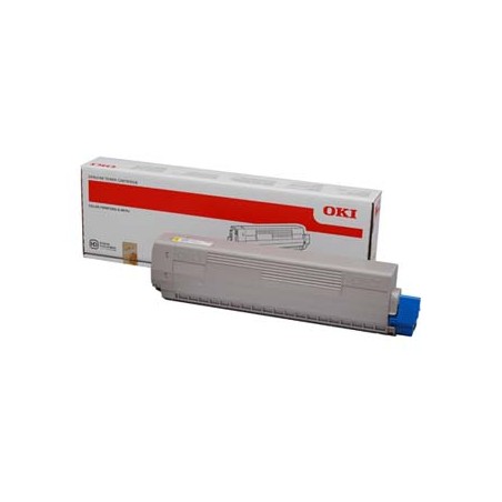 OKI oryginalny toner 44844613, yellow, 7300s