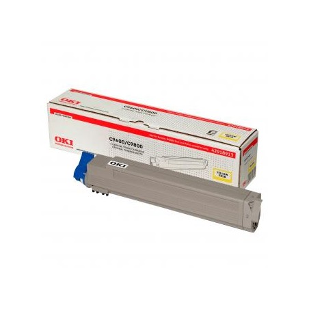 OKI oryginalny toner 42918913, yellow, 15000s