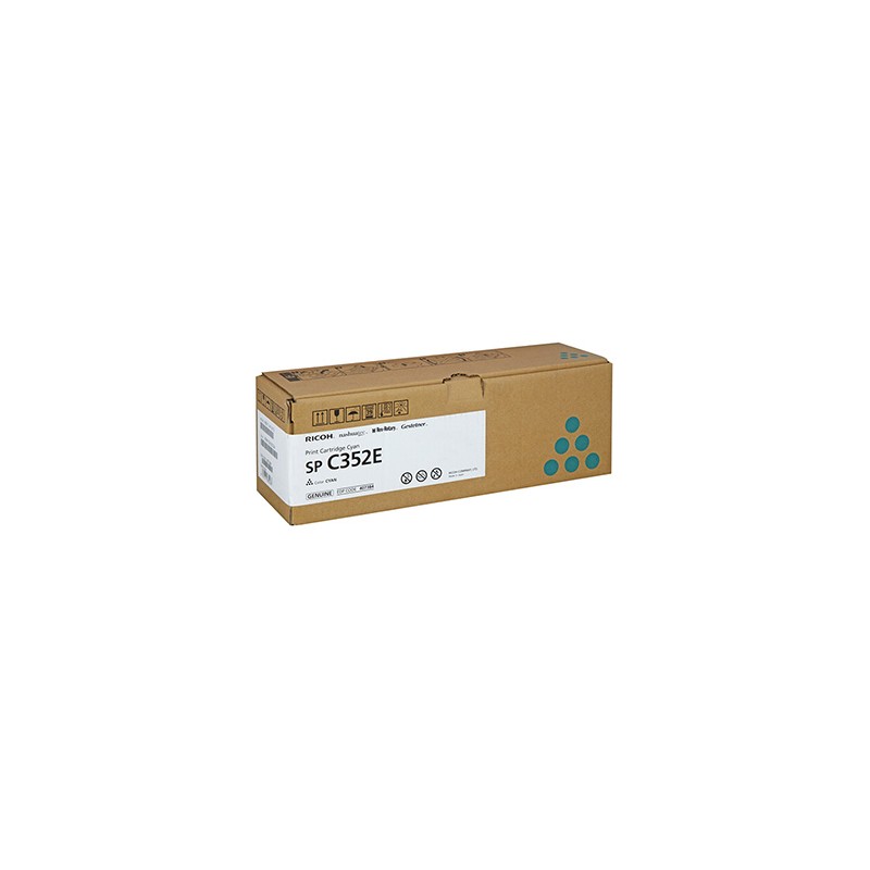 Ricoh oryginalny toner 407384, 408216, cyan, 9000s
