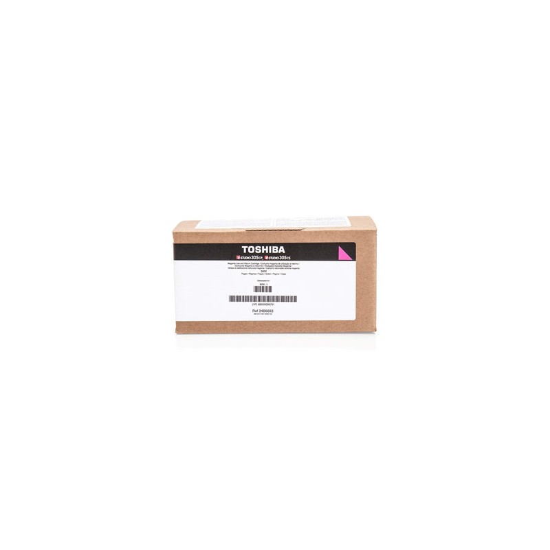 Toshiba oryginalny toner T305PMR, magenta, 3000s, 900g