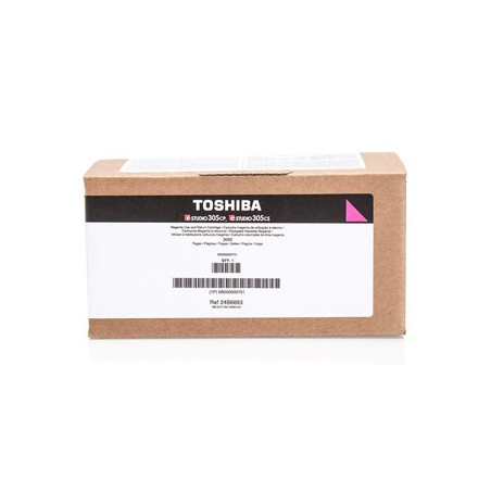 Toshiba oryginalny toner T305PMR, magenta, 3000s, 900g
