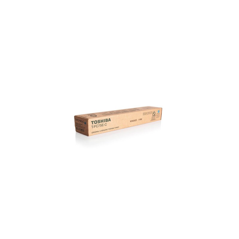 Toshiba oryginalny toner T-FC75E-C, 6AK00000251, cyan, 35400s