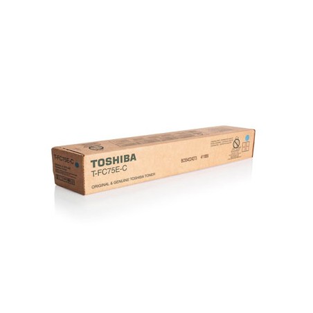 Toshiba oryginalny toner T-FC75E-C, 6AK00000251, cyan, 35400s