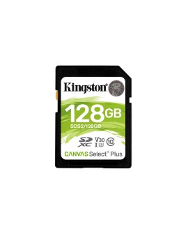 Karta pamięci Kingston Canvas Select Plus SDS2/128GB (128GB Class U3, V30 Karta pamięci)