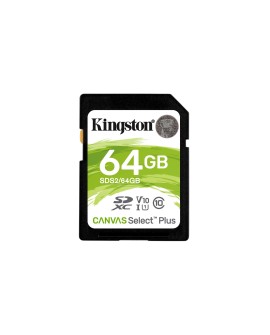 Karta pamięci Kingston Canvas Select Plus SDS2/64GB (64GB Class U1, V10 Karta pamięci)
