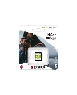 Karta pamięci Kingston Canvas Select Plus SDS2/64GB (64GB Class U1, V10 Karta pamięci)