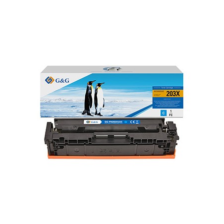 G&G kompatybilny toner z Canon 045HC/054HC, NT-PH203XUUC, cyan, 2200s