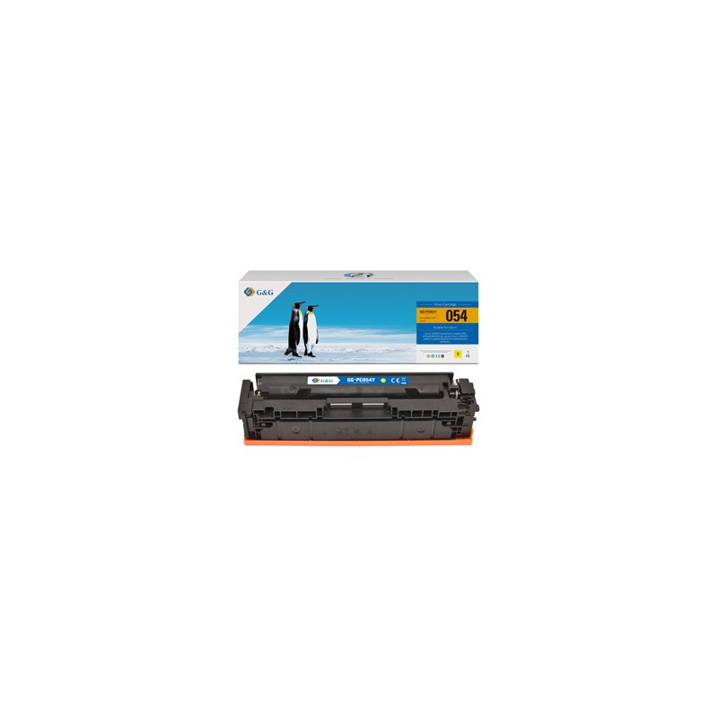 G&G kompatybilny toner z Canon 054Y, NT-PC054Y, yellow, 1200s
