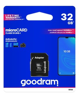 Karta pamięci GoodRam M1AA-0320R12 (32GB Class 10 + adapter)