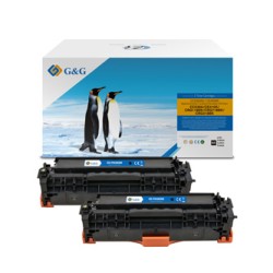 G&G kompatybilny toner z HP CC530A, CE410X, CF380X, Canon CRG118, CRG718, C, GG-CH530FUBK, HP 304A, black, 3500s
