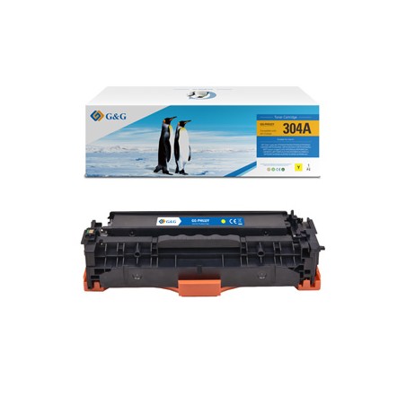 G&G kompatybilny toner z HP CC532A, CE412A, CF382A, Canon CRG118, CRG718, C, NT-PH532UY, HP 304A, yellow, 2800s
