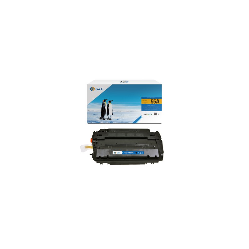 G&G kompatybilny toner z HP CE255A, NT-PH255C, HP 55A, black, 6000s