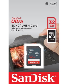 SANDISK ULTRA SDHC 32GB 100MB/s