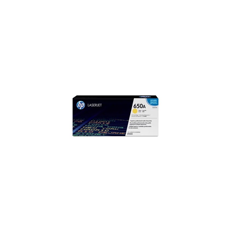 HP oryginalny toner CE272A, HP 650A, yellow, 15000s