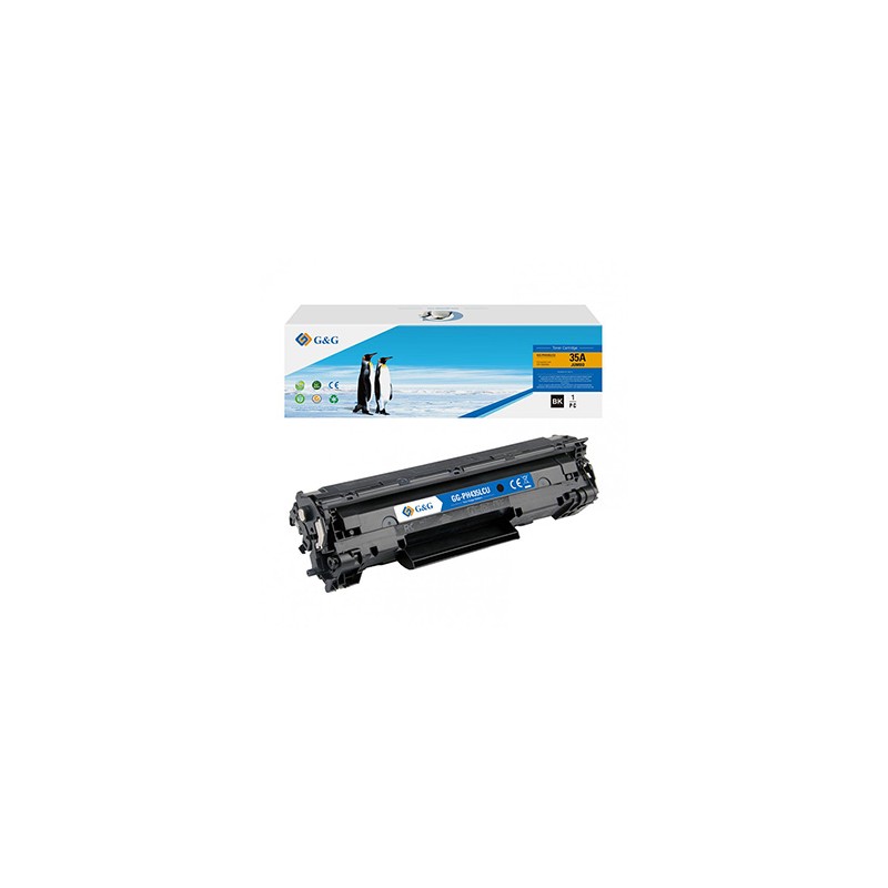 G&G kompatybilny toner z HP CE285A, CB435A, CB436A, CE278A, Canon CRG128, 7, NT-PH435LCU, black, 3000s