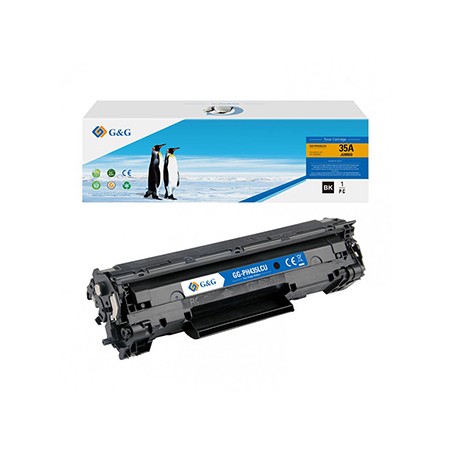 G&G kompatybilny toner z HP CE285A, CB435A, CB436A, CE278A, Canon CRG128, 7, NT-PH435LCU, black, 3000s