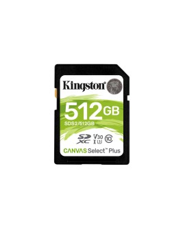 Karta pamięci Kingston Canvas Select Plus SDS2/512GB (512GB Class U3, V30 Karta pamięci)