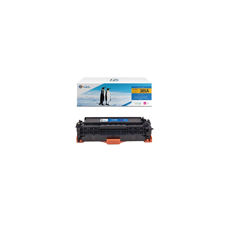 G&G kompatybilny toner z HP CE413A, NT-PH305M(CE413A), HP 305A, magenta, 2600s