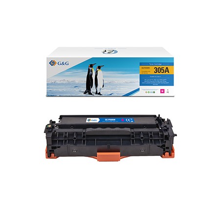 G&G kompatybilny toner z HP CE413A, NT-PH305M(CE413A), HP 305A, magenta, 2600s