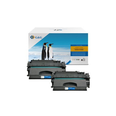 G&G kompatybilny toner z HP CE505X, CF280X, Canon CRG719H, NT-PH505XCU, HP 05X, black, 6500s