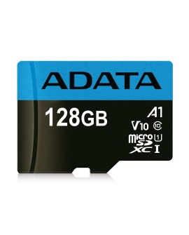 Karta pamięci z adapterem ADATA Premier AUSDX128GUICL10A1-RA1 (128GB Class 10 + adapter)