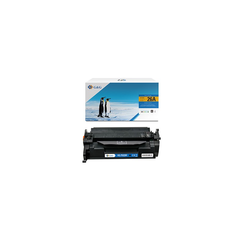 G&G kompatybilny toner z HP CF226A, Canon 052, NT-PH226C, HP 26A, black, 3100s