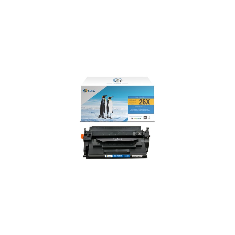 G&G kompatybilny toner z HP CF226X, NT-PH226XC, HP 26X, black, 9000s