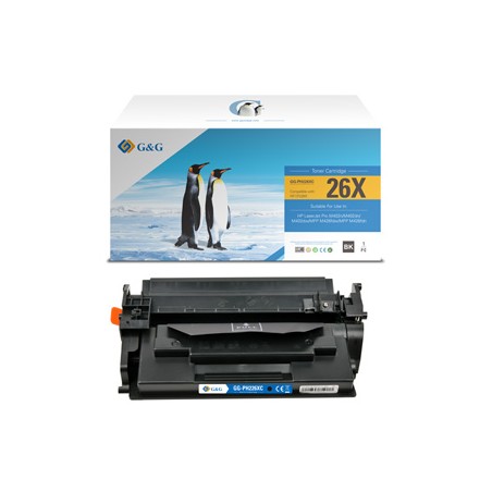 G&G kompatybilny toner z HP CF226X, NT-PH226XC, HP 26X, black, 9000s