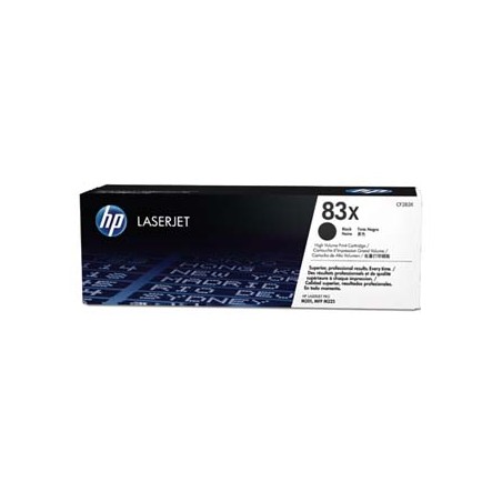 HP oryginalny toner CF283X, HP 83X, black, 2200s, 830g