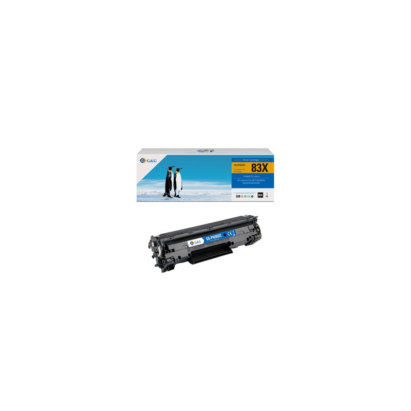 G&G kompatybilny toner z HP CF283X, CF283A, Canon CRG137, CRG737, NT-PH283XCU, black, 2200s