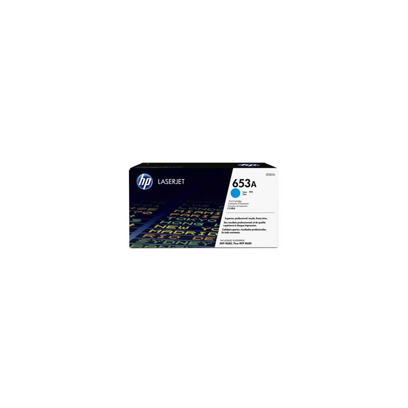 HP oryginalny toner CF321A, HP 653A, cyan, 16500s