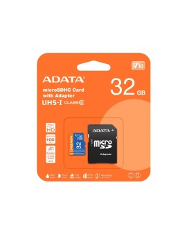 Karta pamięci z adapterem ADATA Premier AUSDH32GUICL10A1-RA1 (32GB Class 10, V10 + adapter)