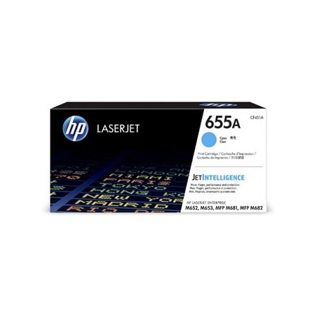 HP oryginalny toner CF451A, HP 655A, cyan, 10500s
